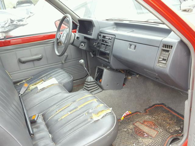 JM2UF1110H0587370 - 1987 MAZDA B2000 RED photo 5