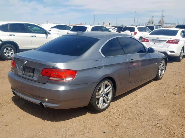 WBAWB73539P045715 - 2009 BMW 335 I GRAY photo 4