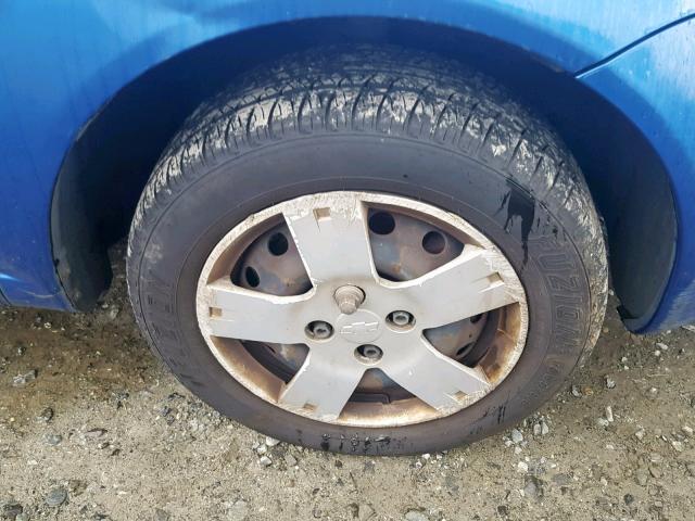 KL1TD66617B741960 - 2007 CHEVROLET AVEO BASE ლურჯი ფოტო 9