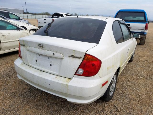 KMHCG35C74U299011 - 2004 HYUNDAI ACCENT GL  photo 4