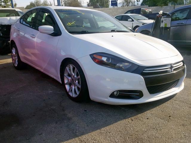 1C3CDFBA5DD182453 - 2013 DODGE DART SXT WHITE photo 1