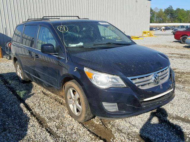 2V4RW3DG2BR634133 - 2011 VOLKSWAGEN ROUTAN SE BLACK photo 1