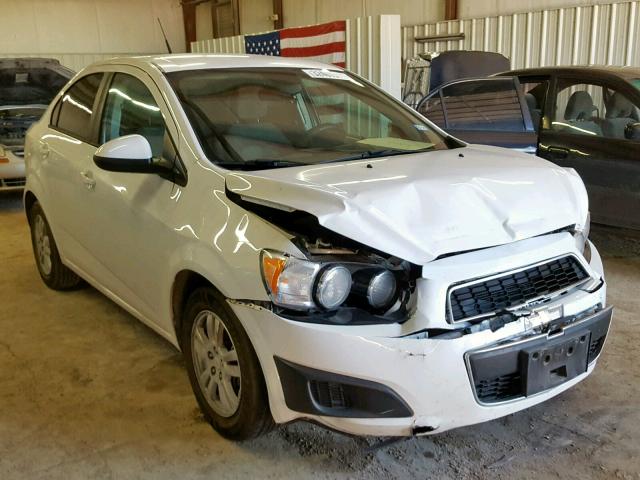 1G1JA5SH2C4173848 - 2012 CHEVROLET SONIC LS WHITE photo 1