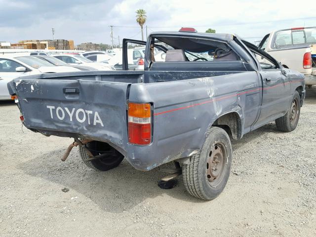 4TARN81A1RZ252147 - 1994 TOYOTA PICKUP 1/2 CHARCOAL photo 4