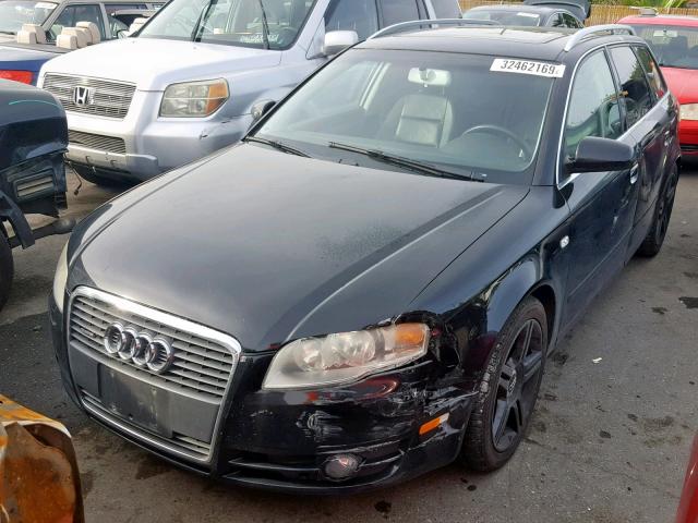 WAUKF78E57A169061 - 2007 AUDI A4 2.0T AV BLACK photo 2