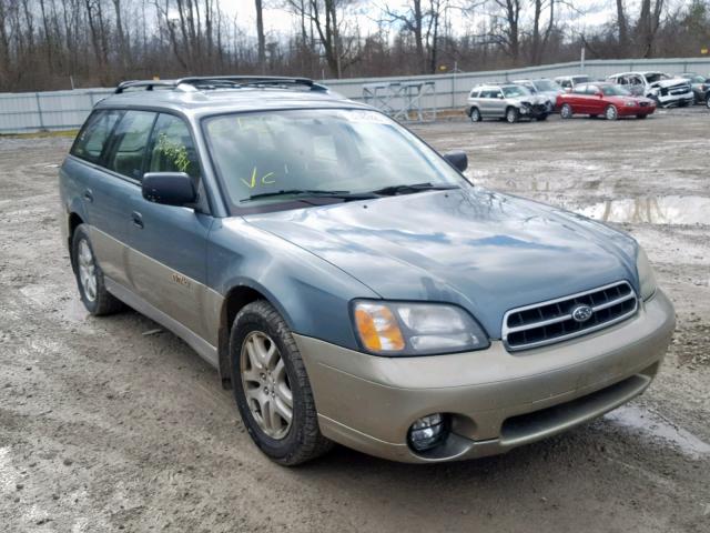 4S3BH675627647342 - 2002 SUBARU LEGACY OUT GREEN photo 1