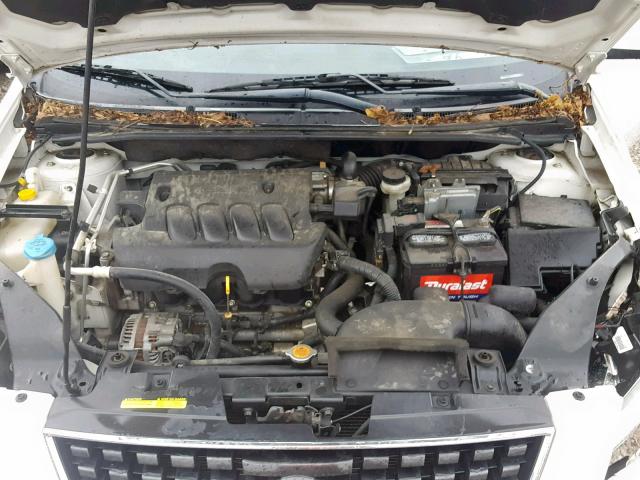 3N1AB61E49L666308 - 2009 NISSAN SENTRA 2.0 WHITE photo 7