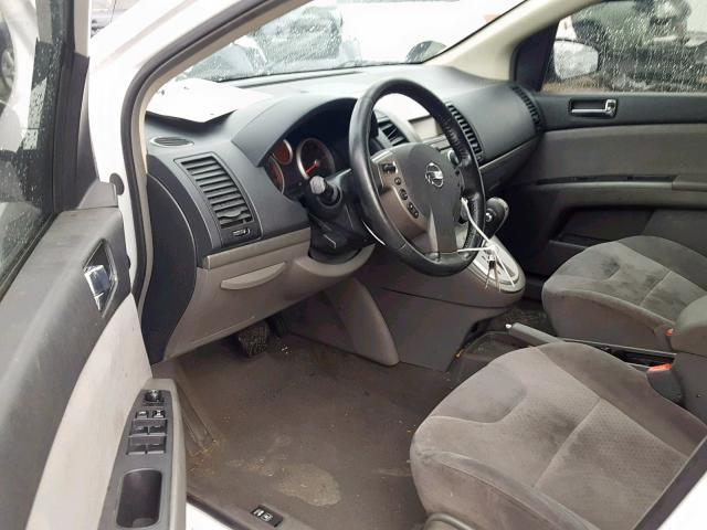 3N1AB61E49L666308 - 2009 NISSAN SENTRA 2.0 WHITE photo 9