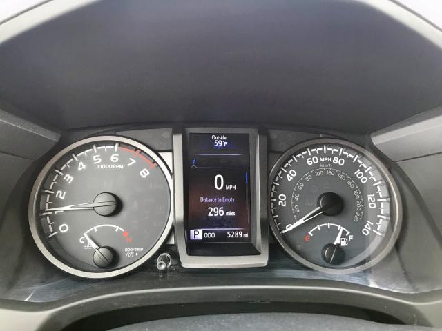 3TMCZ5AN5JM163204 - 2018 TOYOTA TACOMA DOU ვერცხლისფერი ფოტო 8