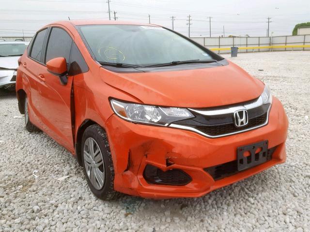 3HGGK5H41JM703684 - 2018 HONDA FIT LX ORANGE photo 1