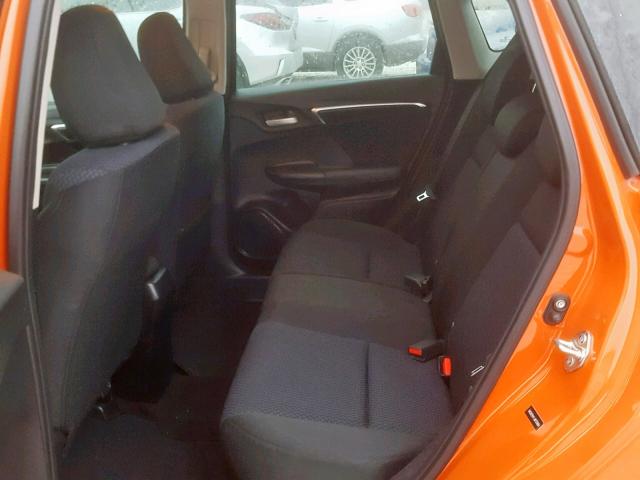 3HGGK5H41JM703684 - 2018 HONDA FIT LX ORANGE photo 6