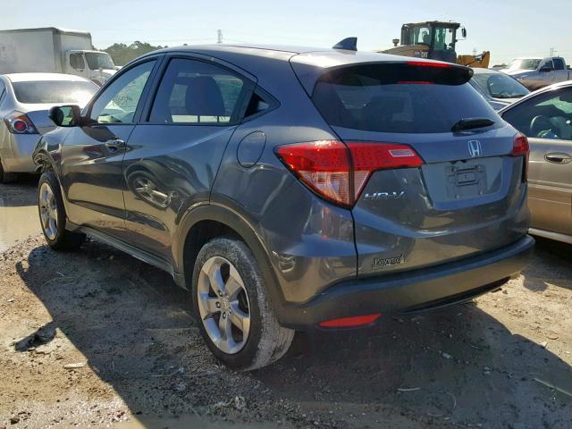 3CZRU5H58HM723512 - 2017 HONDA HR-V EX CHARCOAL photo 3