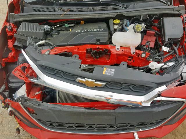 KL8CB6SA1KC718795 - 2019 CHEVROLET SPARK LS RED photo 7