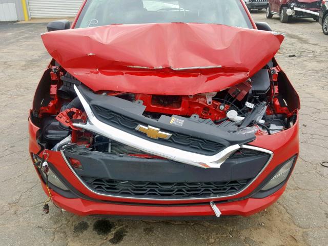 KL8CB6SA1KC718795 - 2019 CHEVROLET SPARK LS RED photo 9