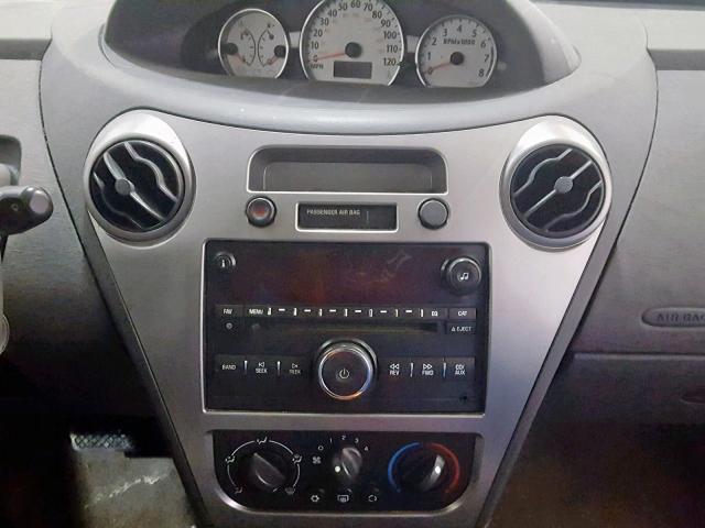 1G8AL55F37Z147189 - 2007 SATURN ION LEVEL BLACK photo 10