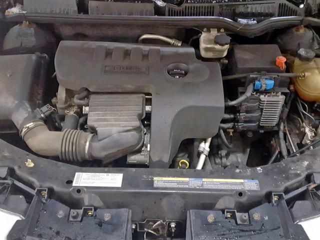 1G8AL55F37Z147189 - 2007 SATURN ION LEVEL BLACK photo 7