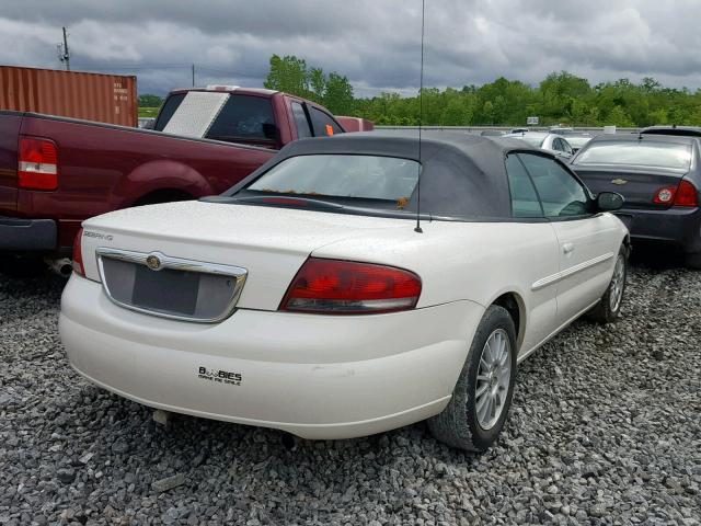 1C3EL45X94N359824 - 2004 CHRYSLER SEBRING LX WHITE photo 4