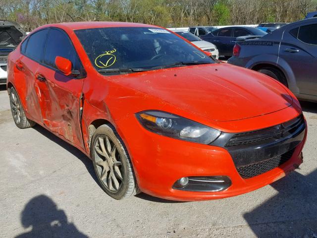 1C3CDFFA2GD822522 - 2016 DODGE DART SXT S ORANGE photo 1