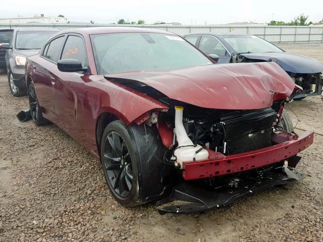 2C3CDXBG8JH134390 - 2018 DODGE CHARGER SX RED photo 1