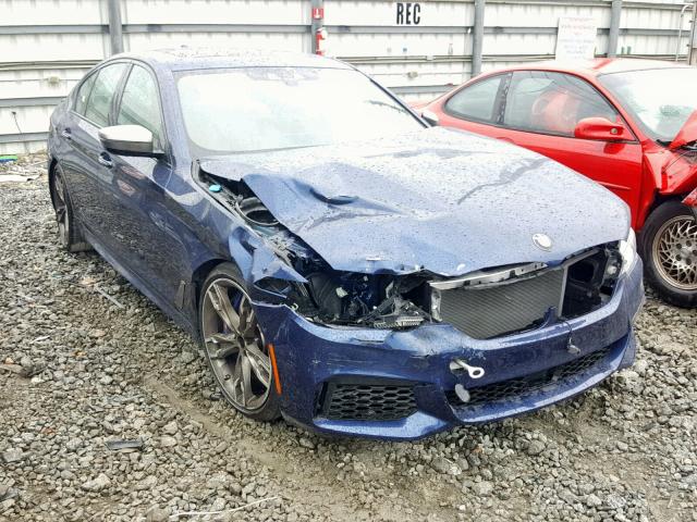 WBAJB9C56JB036885 - 2018 BMW M550XI BLUE photo 1