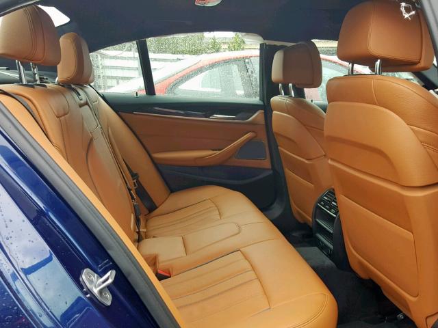 WBAJB9C56JB036885 - 2018 BMW M550XI BLUE photo 6