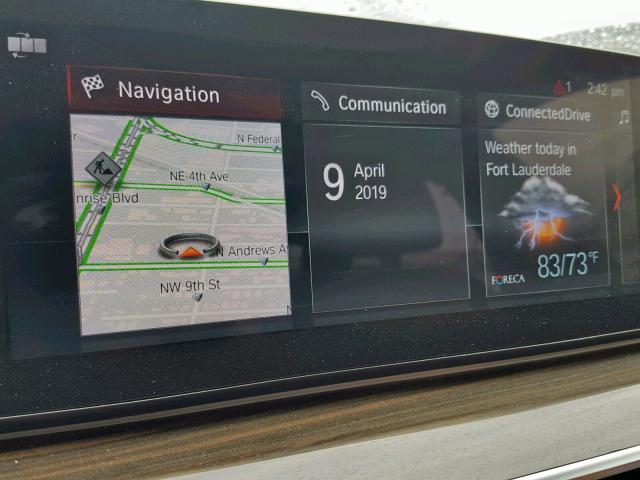 WBAJB9C56JB036885 - 2018 BMW M550XI BLUE photo 9