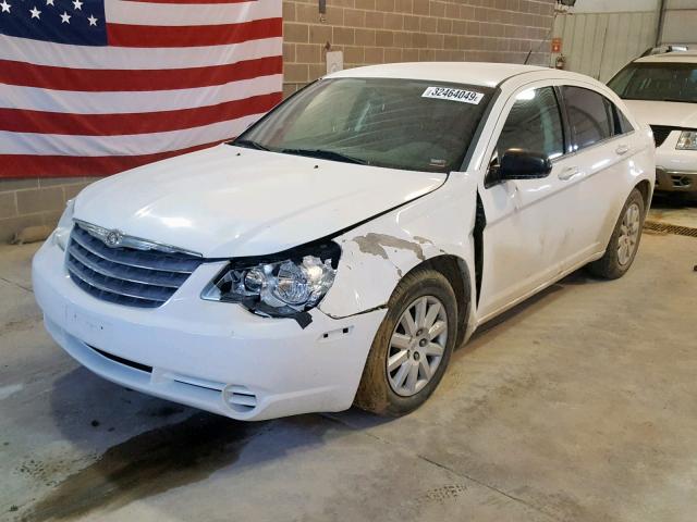 1C3CC4FB5AN100401 - 2010 CHRYSLER SEBRING TO WHITE photo 2