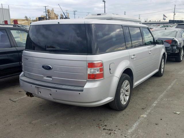 2FMGK5BC1CBD16549 - 2012 FORD FLEX SE SILVER photo 4