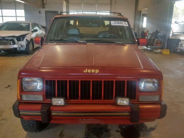 1J4FJ78L1KL634573 - 1989 JEEP CHEROKEE L RED photo 9