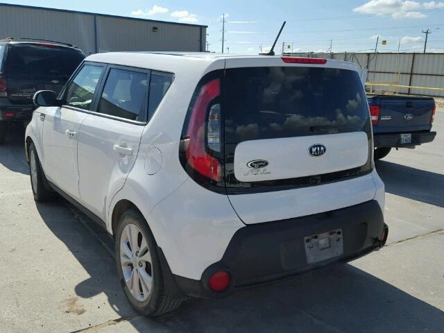 KNDJP3A5XE7095533 - 2014 KIA SOUL PLUS WHITE photo 3