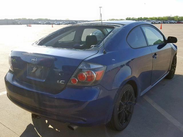 JTKDE167X90285454 - 2009 TOYOTA SCION TC ლურჯი ფოტო 4