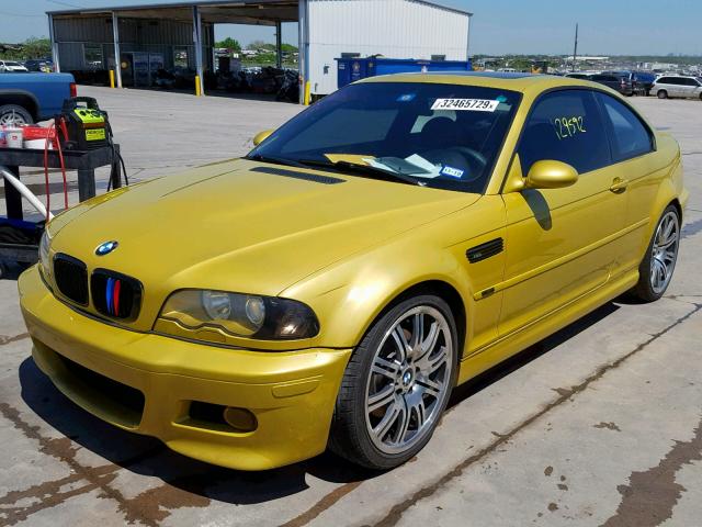 WBSBL93404PN56494 - 2004 BMW M3 YELLOW photo 2