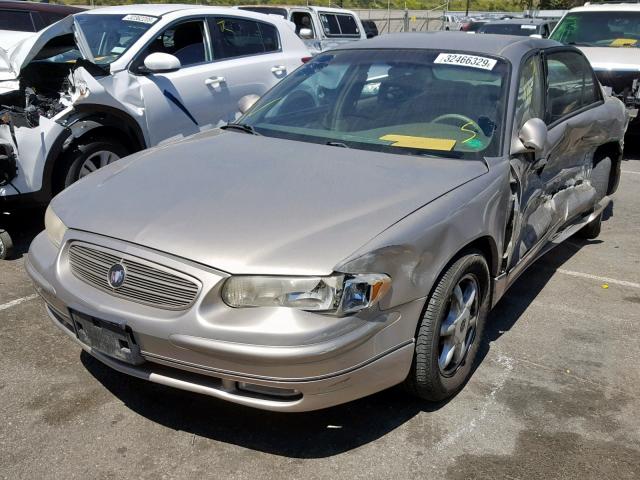 2G4WB55KX21159932 - 2002 BUICK REGAL LS BEIGE photo 2