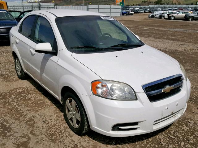 KL1TD5DE0AB089005 - 2010 CHEVROLET AVEO LS WHITE photo 1