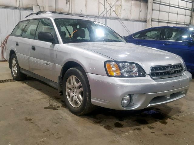 4S3BH675047620706 - 2004 SUBARU LEGACY OUT SILVER photo 1