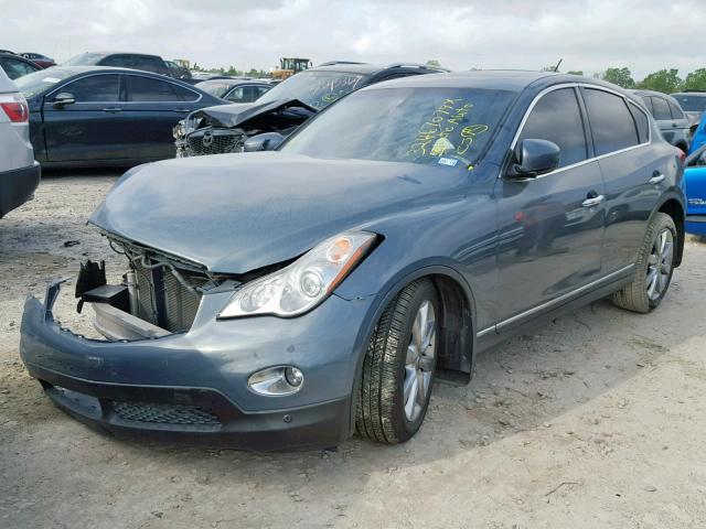 JNKAJ09E58M302886 - 2008 INFINITI EX35 BASE GRAY photo 2
