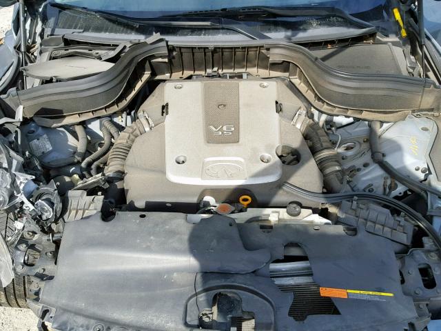 JNKAJ09E58M302886 - 2008 INFINITI EX35 BASE GRAY photo 7