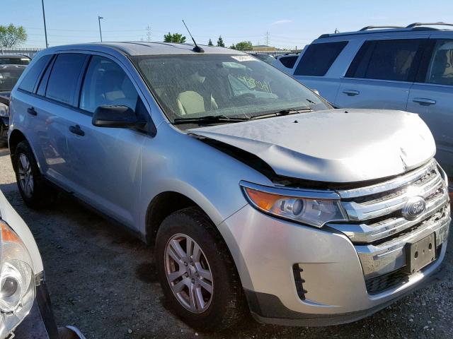 2FMDK3GC0DBA59840 - 2013 FORD EDGE SE SILVER photo 1