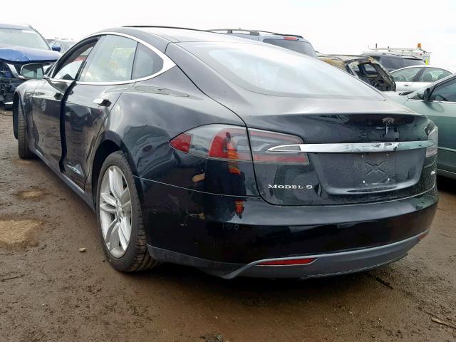 5YJSA1S20FF095308 - 2015 TESLA MODEL S 70 BLACK photo 3