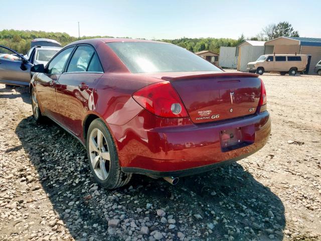 1G2ZH57N584157868 - 2008 PONTIAC G6 GT RED photo 3