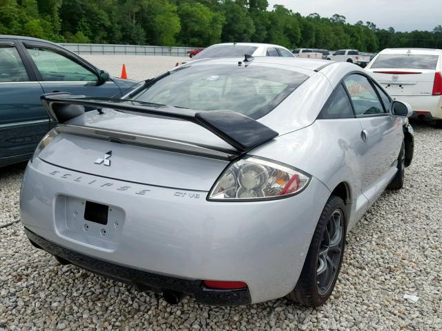 4A3AK24F56E018883 - 2006 MITSUBISHI ECLIPSE GS SILVER photo 4