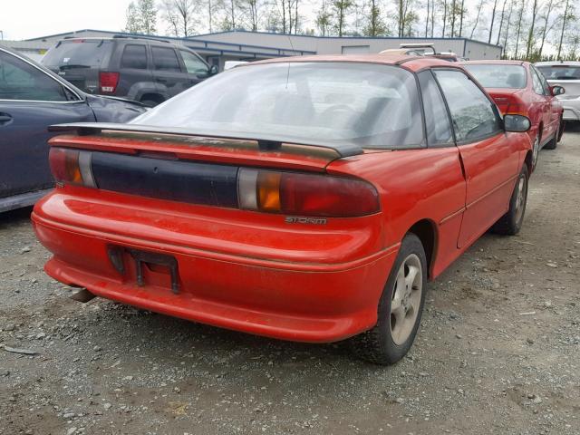 J81RF2362P7510901 - 1993 GEO STORM RED photo 4