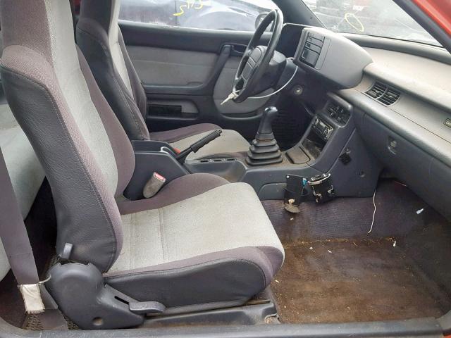 J81RF2362P7510901 - 1993 GEO STORM RED photo 5