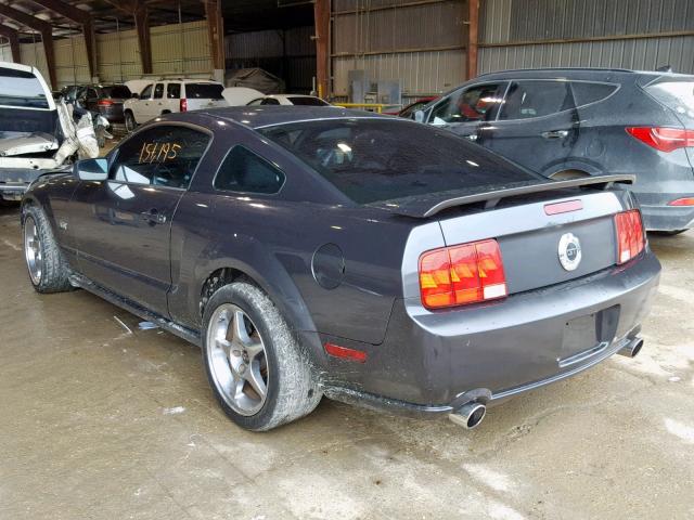 1ZVHT82H185154725 - 2008 FORD MUSTANG GT BLACK photo 3