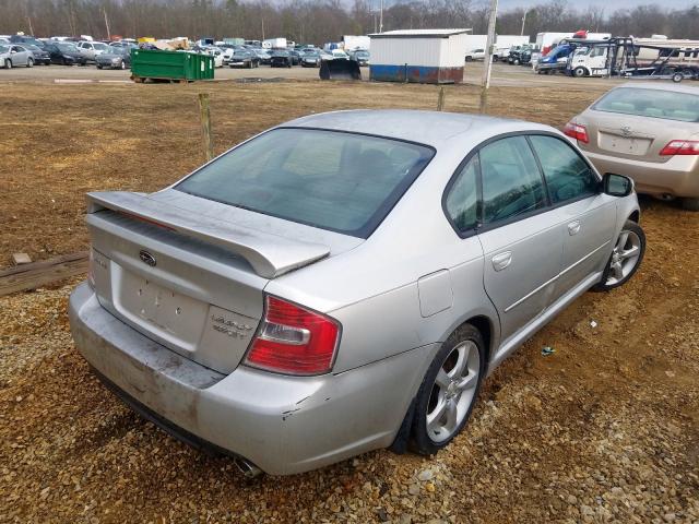 4S3BL676554227388 - 2005 SUBARU LEGACY GT LIMITED  photo 4