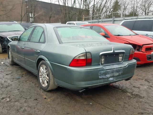 1LNHM87A14Y630164 - 2004 LINCOLN LS GREEN photo 3