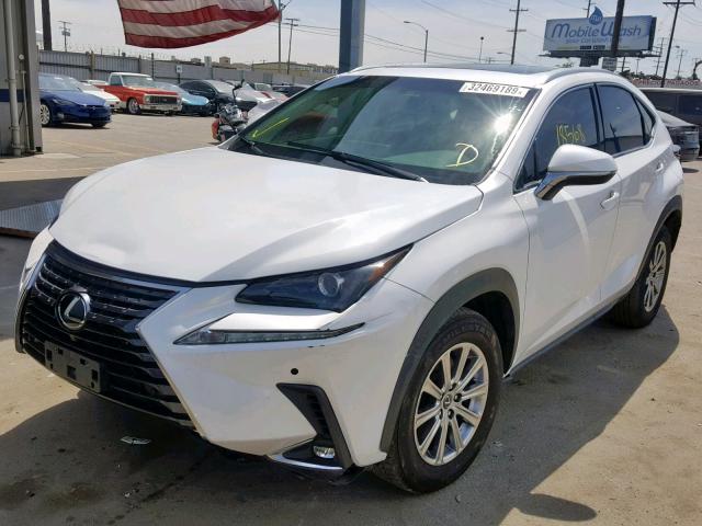 JTJBARBZ1J2158114 - 2018 LEXUS NX 300 WHITE photo 2