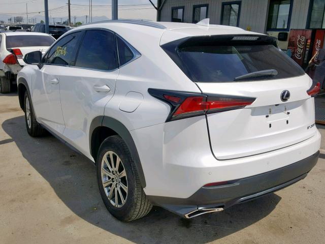 JTJBARBZ1J2158114 - 2018 LEXUS NX 300 WHITE photo 3