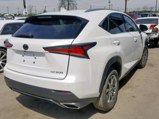 JTJBARBZ1J2158114 - 2018 LEXUS NX 300 WHITE photo 4