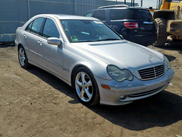 WDBRF40J44F549126 - 2004 MERCEDES-BENZ C 230K SPO SILVER photo 1